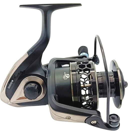 🎣 Carrete Giratorio Serie 6000 – Potencia, Precisión y Suavidad en Cada Lanzamiento ⚙️