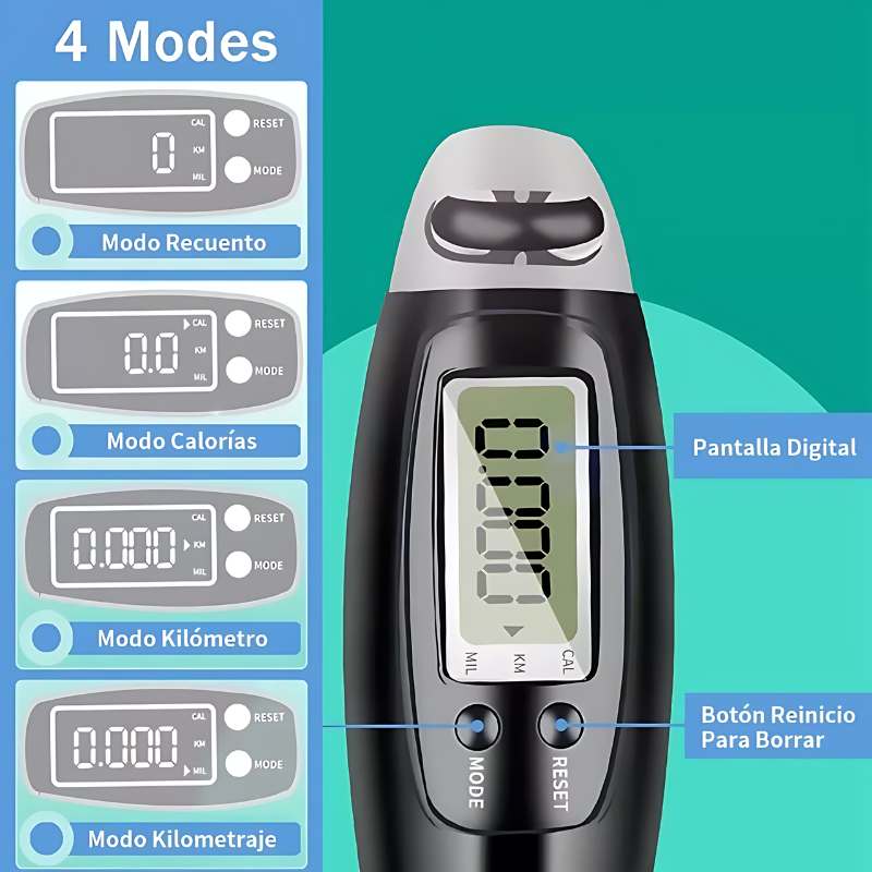 🏋️‍♀️ Cuerda para Saltar con Contador – Quema Calorías y Mejora tu Rendimiento