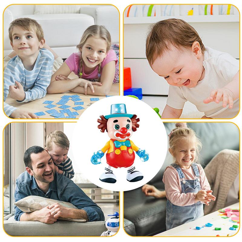 🤖 Robot Payaso Bailarín – Diversión con Luz, Sonido y Movimiento 🎶