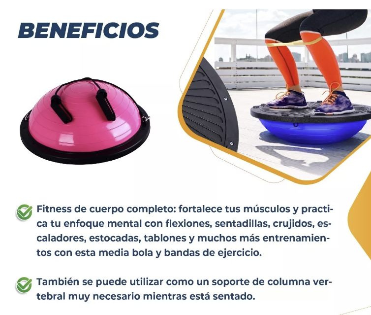 ⚖️🏋️‍♀️ Pelota de Equilibrio Bosuligas – Entrenamiento Completo y Estabilidad Total 💪