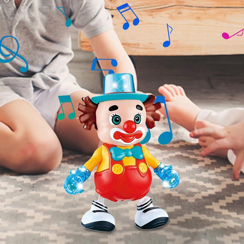 🤖 Robot Payaso Bailarín – Diversión con Luz, Sonido y Movimiento 🎶