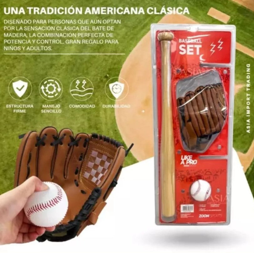 🏏 Kit de Béisbol Infantil 3 Piezas – Diversión y Deporte al Aire Libre
