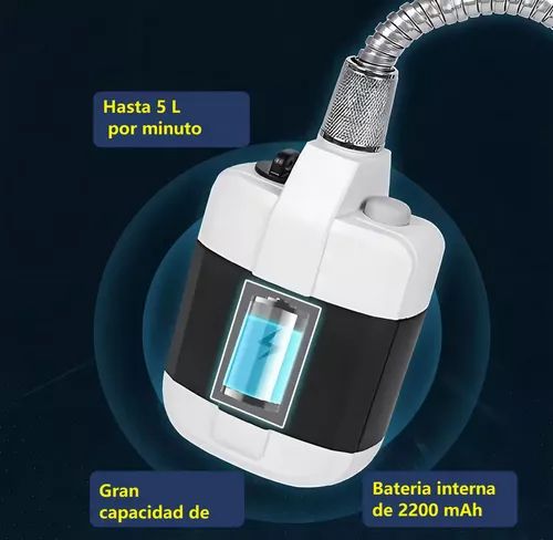 Ducha Portátil Para Camping Recargable – Comodidad y Frescura en Cualquier Aventura 🚿🏕️
