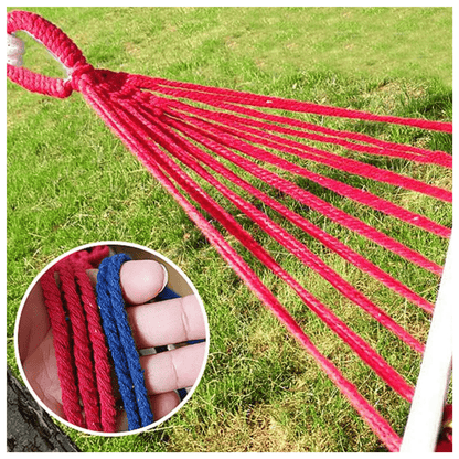 🌈 Hamaca de Algodón 2 Plazas – ¡Relájate, Desconecta y Disfruta al Máximo! 🏖️