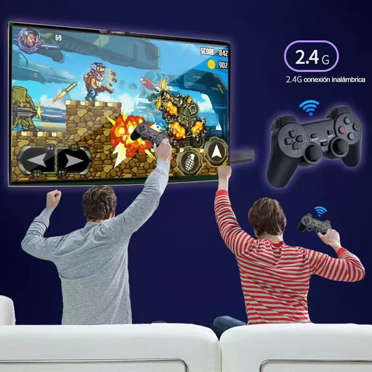 Consola Retro M8 de Videojuegos – Revive la Magia de los Clásicos con Tecnología Moderna 🎮✨