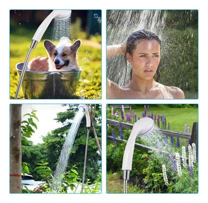 Ducha Portátil Para Camping Recargable – Comodidad y Frescura en Cualquier Aventura 🚿🏕️