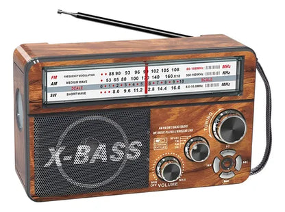 Radio Portátil Carga Solar Waxiba – Energía, Música y Luz en Cualquier Lugar 📻☀️