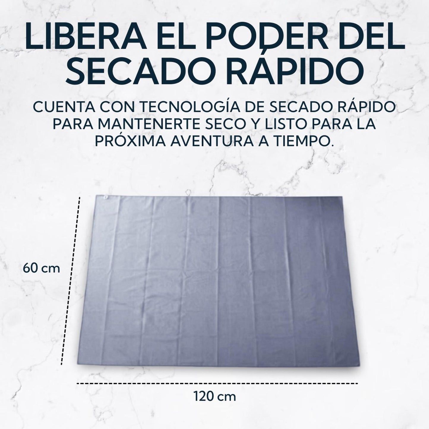 🛁 Pack 2 Toallas Microfibra Terry Gris – Suavidad y Absorción al Máximo