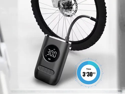 Inflador Portátil Inalámbrico Recargable – Inflado Rápido, Inteligente y Sin Complicaciones 🚗💨